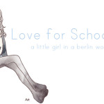 header design : love for schoolgirl