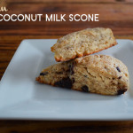 vegan coconut milk scone