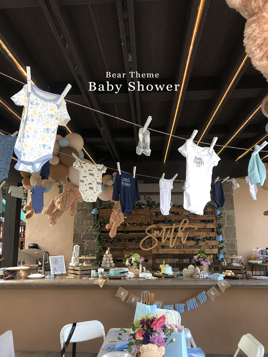 bear theme baby shower
ベビーシャワー