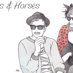header design : hats & horses